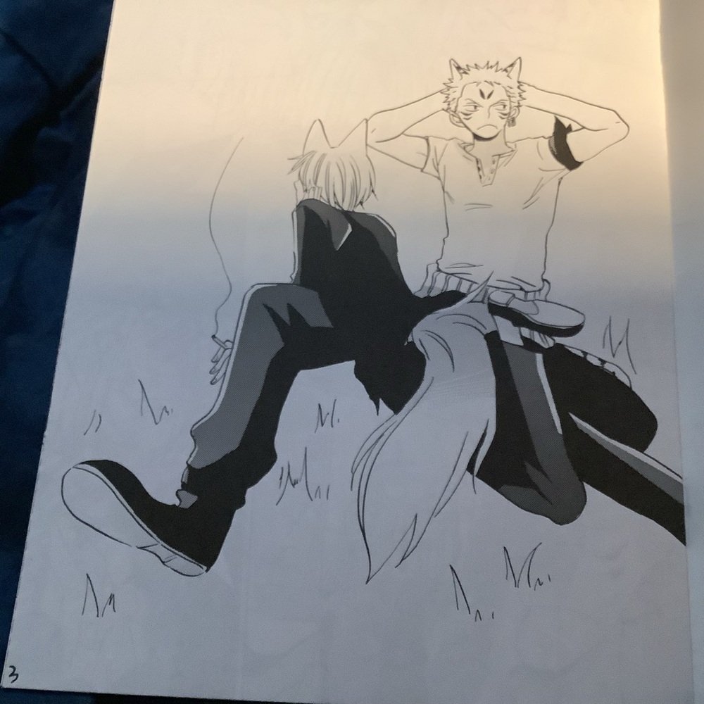 Zoro Sanji One Piece manga Doujinshi しっぽのきもち vols 1&2 by S木チズル (Musouzin ムソウジン) - Picture 6 of 9